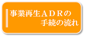 事業再生ＡＤＲの手続の流れ